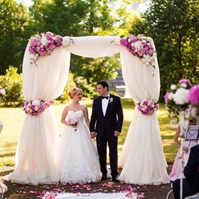 Фотографии: Организация выездной регистрации.